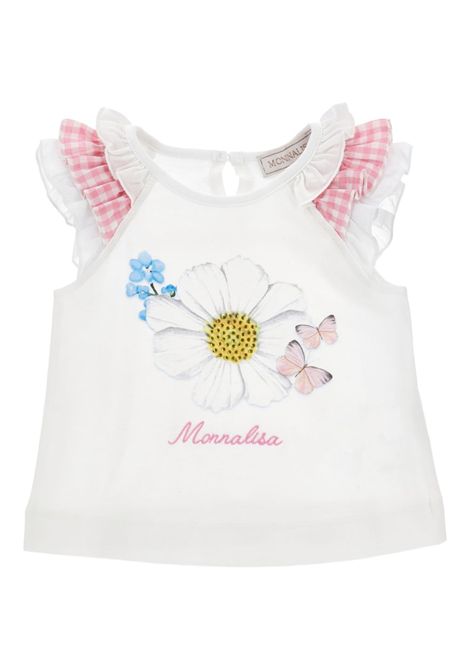 T-shirt con stampa MONNALISA KIDS | 39G605 70020099
